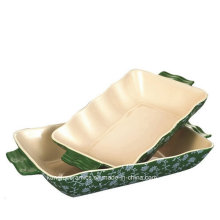 New Design Color Glazed Ceramic Bake Ware